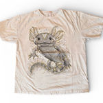 Cute graphic print tee shirt, unisex, size L Black Size L Photo 0