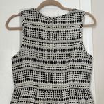 Topshop  Women's Mini Dress Cream Black Striped Patterned Size 6 Photo 3