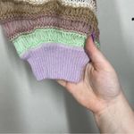 Free People Cha Cha Brushed Knit Stripe Balloon Sleeve Top Photo 6