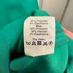 J.Crew  Emerald Green Cap Sleeve Sheath Dress Size 00 Career Work Party Photo 4