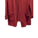 Tahari Chunky Cardigan Sweater Burgundy Size XL Photo 6