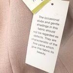 Le Suit NWT  Pink Short Sleeve Button Front Blazer Jacket Suit Top Size 14 Petite Photo 7