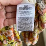 BCBGeneration BCBG Generation Yellow Ruffle Floral Print Midi Dress Size Small Photo 6