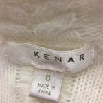 Kenar  Angora Cardigan Sweater Small Ivory Photo 3