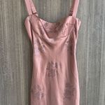 Oh Polly  Pink Sparkly Mini Dress Photo 0