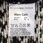 Marc Cain Houndstooth Tweed Wool Black White Button Down Dress Photo 4