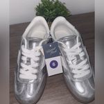 Universal Threads Universal Thread Metallic Silver Women's Sneakers Photo 1