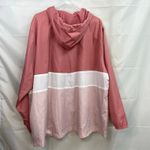 D.e.t.a.i.l.s INTL women's pink tricolor full zip hood windbreaker track jacket Size 3X Photo 6