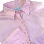 Thomas Pink French Cuff Button Up Shirt Size 14 Pink Stripe Superfine Two Fold Photo 1