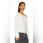 Lovers + Friends NWT  ALAYAH Off Shoulder Sweater White S Photo 2