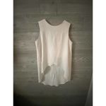 Amanda Uprichard  cream top blouse small high‎ low Photo 1