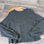Madewell  balloon‎ sleeve pullover sweater gray Photo 6
