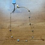 Juicy Couture Silver Pave Crystal and Heart Charm Gold Tone Chain Necklace NWT Photo 6