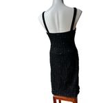 Ralph Lauren Vintage 90’s Black Sequin V-Neck Fitted Sheath Cocktail Dre… Photo 6