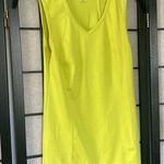 Champion  Athletic Workout V-Neck Sleeveless Tank Top Fluorescent Yellow Small Photo 0