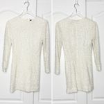 Retrofête Nikki Sequin Dress in White Size Small Photo 5