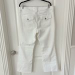 Kut From The Kloth  White Raw Hem Flared Jeans 14 NWT Photo 2