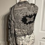 Coastal Cottage Western Shawl cape scarf rebozo folklore artisan wrap vintage blanket reversible Hand woven Paisley Ikat Ethnic tapestry shrug Gray Photo 1