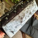 Kurt Geiger Authentic LONDON Velvet magnetic closure convertible Crosby/shoulder Photo 8