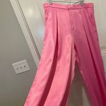 ZARA  • Pink Wide Leg • High Waist • Satin Effect Pants • Size XXL Photo 8