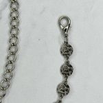 Skinny Dime Silver Tone Belly Body Metal Chain Link Belt OS One Size Photo 3