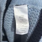 Talbots  Tunic Sweater Womens Medium Blue Multicolor Stripe Pullover Boat Neck Photo 7