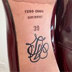 Agent Provocateur Burgundy Patent Leather Pumps Size 39 Red Photo 4