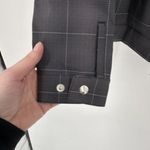 Nike  Gold Fitdry Dri-fit Plaid Black Purple Full‎ Zip Windbreaker Jacket Medium Photo 9