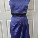 Max and Cleo  Milly strapless blue poppy dress Photo 12