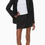 Aritzia NWOT Babaton by Arvin High Rise Crepe Trouser Shorts Black Size L Photo 0