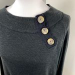 Free People  We The Free Black Don’t Forget Me Long Sleeve Knit Top Large Photo 2