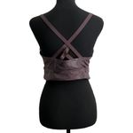 Aerie Offline Real Me Strappy Back Sports Bra XL Women’s Expresso Kiss GUC 1020. Photo 2