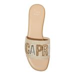 A New Day A New Day Capri Beaded Slides Sandals - Women's Slip On Summer Flats Photo 2