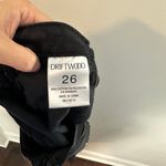 Driftwood - Black Metal Studded Jackie Skinny Raw Hem Jeans Edgy Boho Festival Photo 8