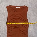Good American Ruched Tank Mini
Ribbed Dress Tortoise Size 1 Photo 2