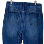 Lands' End Lands’ End Semi High Rise Skinny Ankle Jeans Women’s Medium Blue Wash Size 12 Photo 3