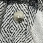 Christopher & Banks Fleece Jacket Black White Buffalo Plaid Size L Large Photo 4