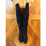 Worthington  Valto Faux Suede Black High Over Knee Heeled Boots Size 6M nwt Read Photo 1