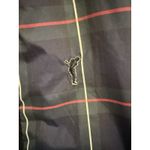 Golfino Women's Quilted Vest Back Plaid Black Size US 12 Preppy Athleisure Golf Photo 4