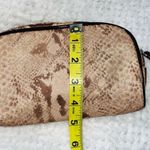 B Makowsky  Cosmetic Zipper Case Snake Print Photo 7