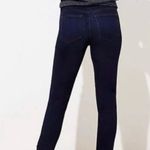 Loft Dark Wash Denim Curvy Skinny Jeans with Button Up Ankles Womens Size 4 / 27 Photo 1