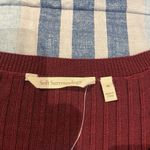 Soft Surroundings  women's M red long sleeve knit wide neck sweater NWT Photo 6