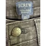 J.Crew High Rise Skinny Fit Denim Ankle Jeans Zip-Fly Stretchy 27 Black #4166 Photo 6