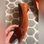 Via Spiga Flats with Decorative Buckle cinnamon suede excellent coquette girl Orange Size 7 Photo 11