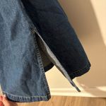 Erika & Co Denim vintage lace up patch pocket Dress Size XL Blue Photo 4