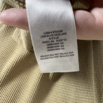 Aritzia  Tna Long Sleeve Waffle Knit Thermal‎ Tan Hooded Shirt Women's Small Photo 5