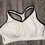 Under Armour  Women's Cream Sports Bra with Black Trim Photo 0