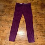 Pilcro and the Letterpress  textured embossed 28 Script pants Photo 2