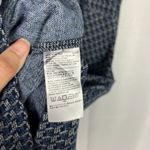 Banana Republic Houndstooth Midi Dress Blue Black 0 Professional Business Casual Photo 11