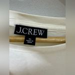 J.Crew  Crochet‎ Trim Puff Sleeve Long Sleeve T-shirt Cream Size XL Photo 3